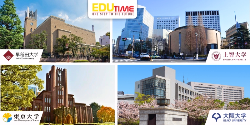 các trường đại học tiêu biểu đào tạo du học nhật bản bằng tiếng anh