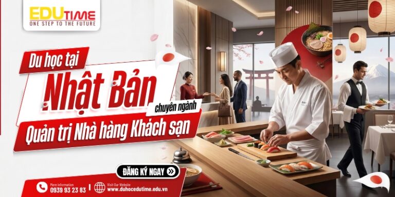 Du học Nhật Bản ngành Quản trị Nhà hàng Khách sạn