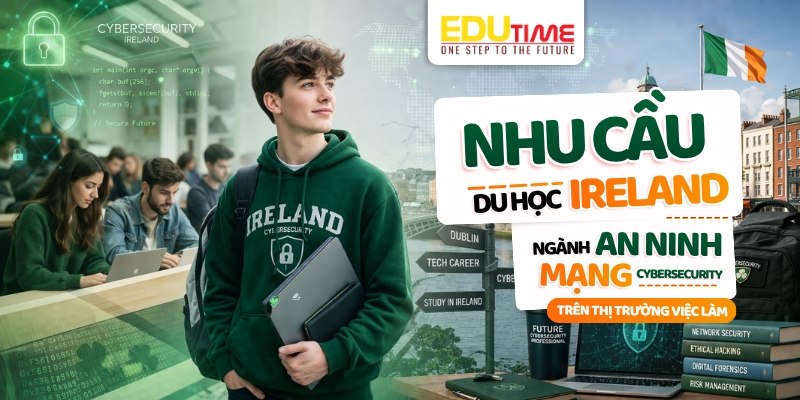 nhu cầu du học ireland ngành an ninh mạng trên thị trường việc làm