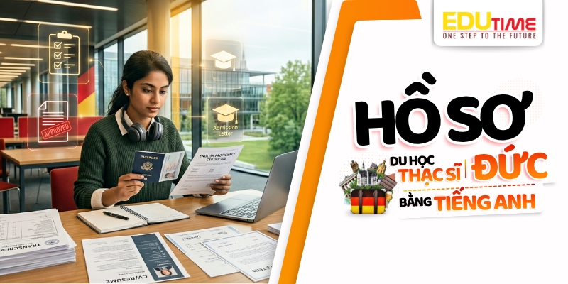 hồ sơ du học thạc sĩ đức bằng tiếng anh gồm những gì?