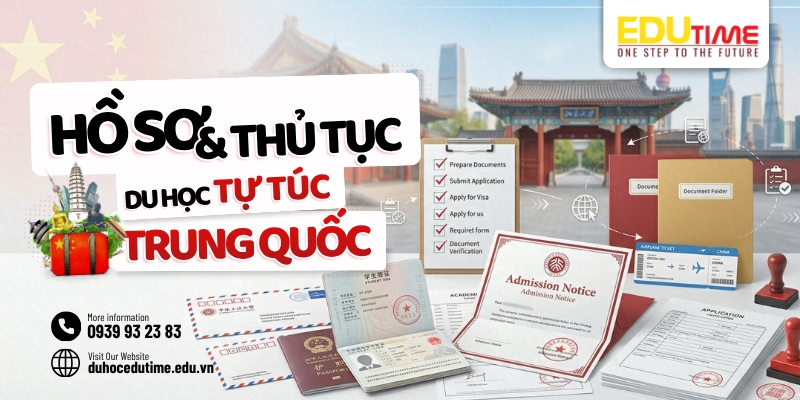 hồ sơ và thủ tục du học trung quốc tự túc