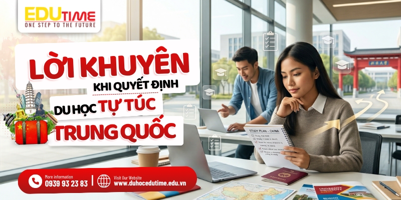 lời khuyên khi quyết định du học trung quốc tự túc