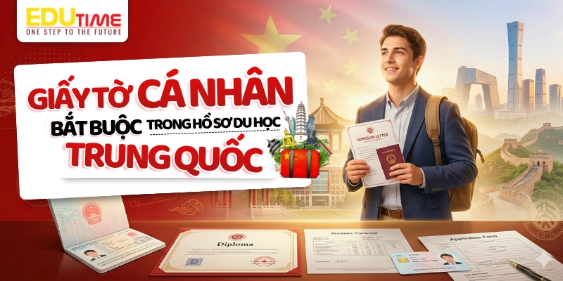 giấy tờ cá nhân bắt buộc trong hồ sơ du học trung quốc
