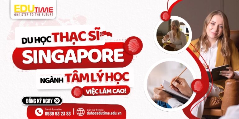Du học Thạc sĩ Singapore ngành Tâm lý học: Việc làm cao!