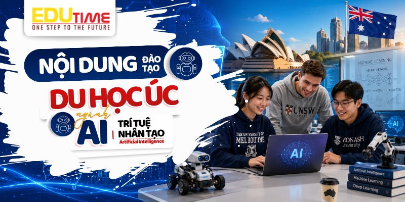 nội dung đào tạo du học úc ngành trí tuệ nhân tạo (ai)