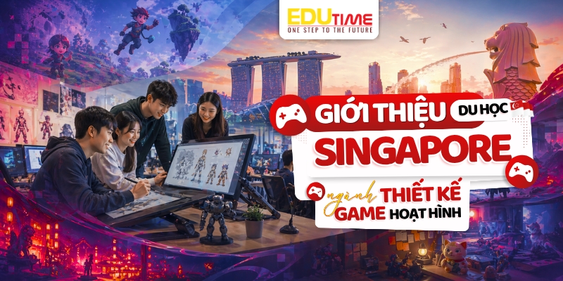giới thiệu về du học singapore ngành thiết kế game hoạt hình