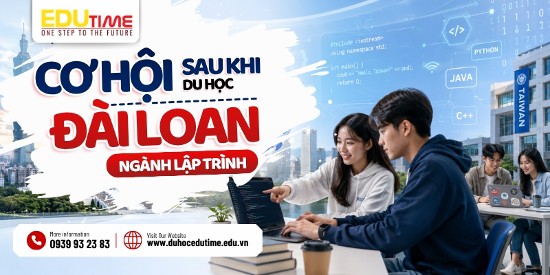 cơ hội sau khi du học đài loan ngành lập trình