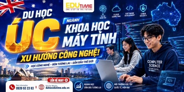 Du học Úc ngành Khoa học máy tính: Xu hướng công nghệ!