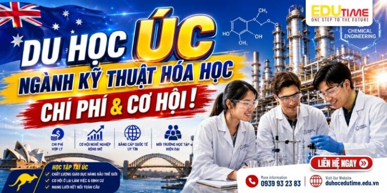 Du học Úc ngành Kỹ thuật hóa học: Chi phí và cơ hội!
