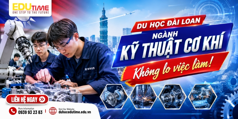 du học đài loan ngành kỹ thuật cơ khí: không lo việc làm!