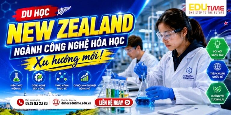 Du học New Zealand ngành Công nghệ hóa học: Xu hướng mới!