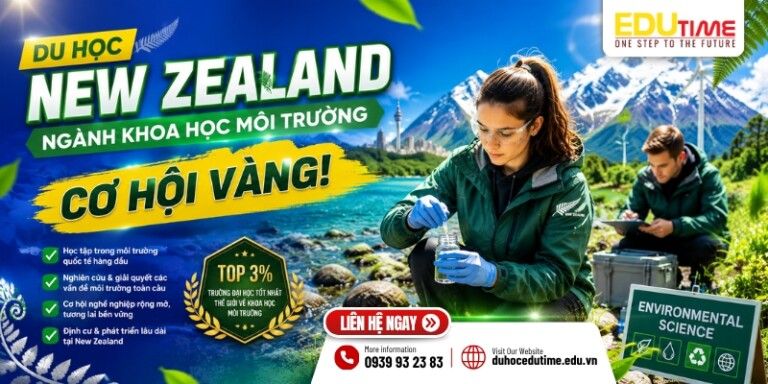Du học New Zealand ngành Khoa học môi trường: Cơ hội vàng!