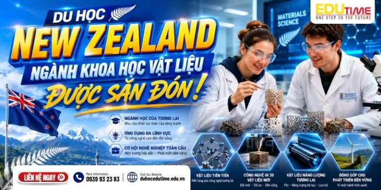 Du học New Zealand ngành Khoa học vật liệu: Được săn đón!
