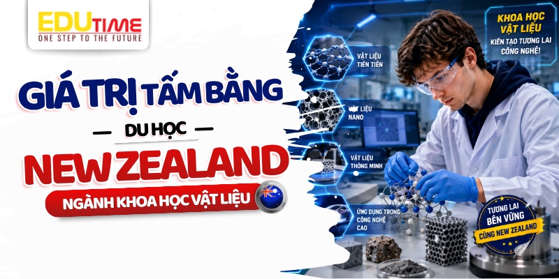 giá trị tấm bằng du học new zealand ngành khoa học vật liệu