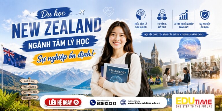 Du học New Zealand ngành Tâm lý học: Sự nghiệp ổn định!