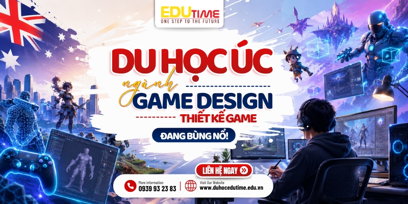 du học úc ngành game design (thiết kế game): đang bùng nổ!