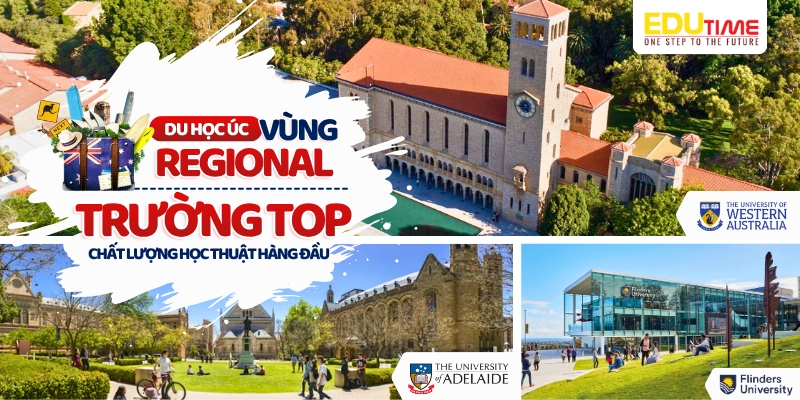 du học úc vùng regional nhóm trường top chất lượng học thuật hàng đầu