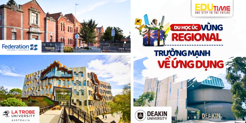 du học úc vùng regional nhóm trường mạnh về ứng dụng, hỗ trợ sinh viên tốt