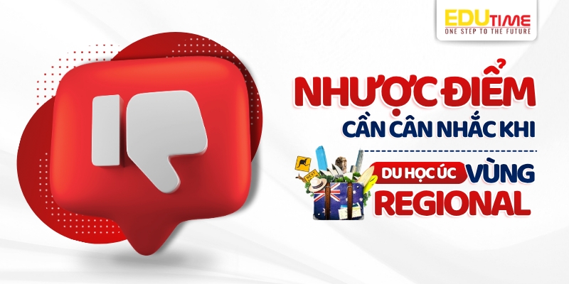 nhược điểm cần cân nhắc khi du học úc vùng regional