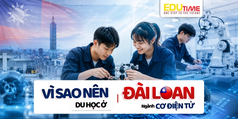 vì sao nên du học đài loan ngành cơ điện tử?