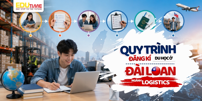 quy trình đăng ký du học đài loan ngành logistics