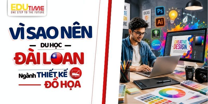 vì sao nên du học đài loan ngành thiết kế đồ họa?