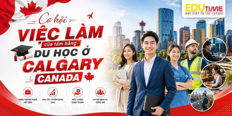 cơ hội việc làm của tấm bằng du học ở calgary canada