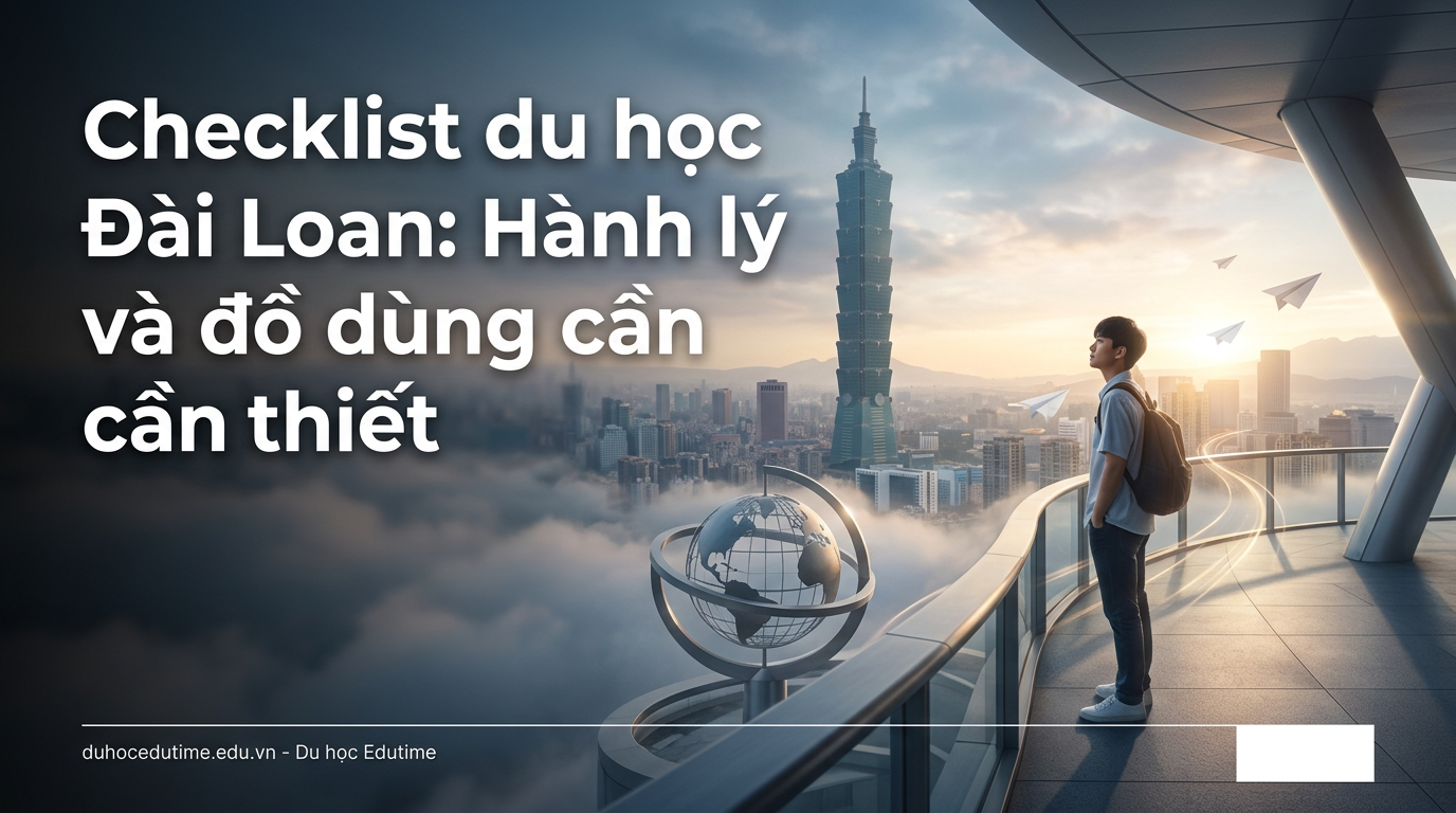 Checklist Du Học Đài Loan: Hành Lý Và đồ Dùng Cần Thiết