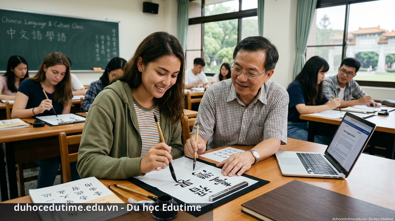 Ngôn ngữ du học Đài Loan: Sự kết hợp giữa tiếng Anh và tiếng Trung - du học đài loan bằng tiếng anh