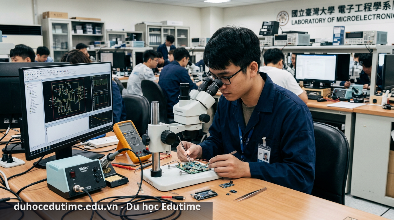 Du học Đài Loan ngành Điện tử Viễn thông: Lựa chọn hàng đầu 2 Cơ hội nghiên cứu kỹ thuật điện Đài Loan tại các trường đại học hàng đầu - du học Đài Loan ngành điện tử viễn thông