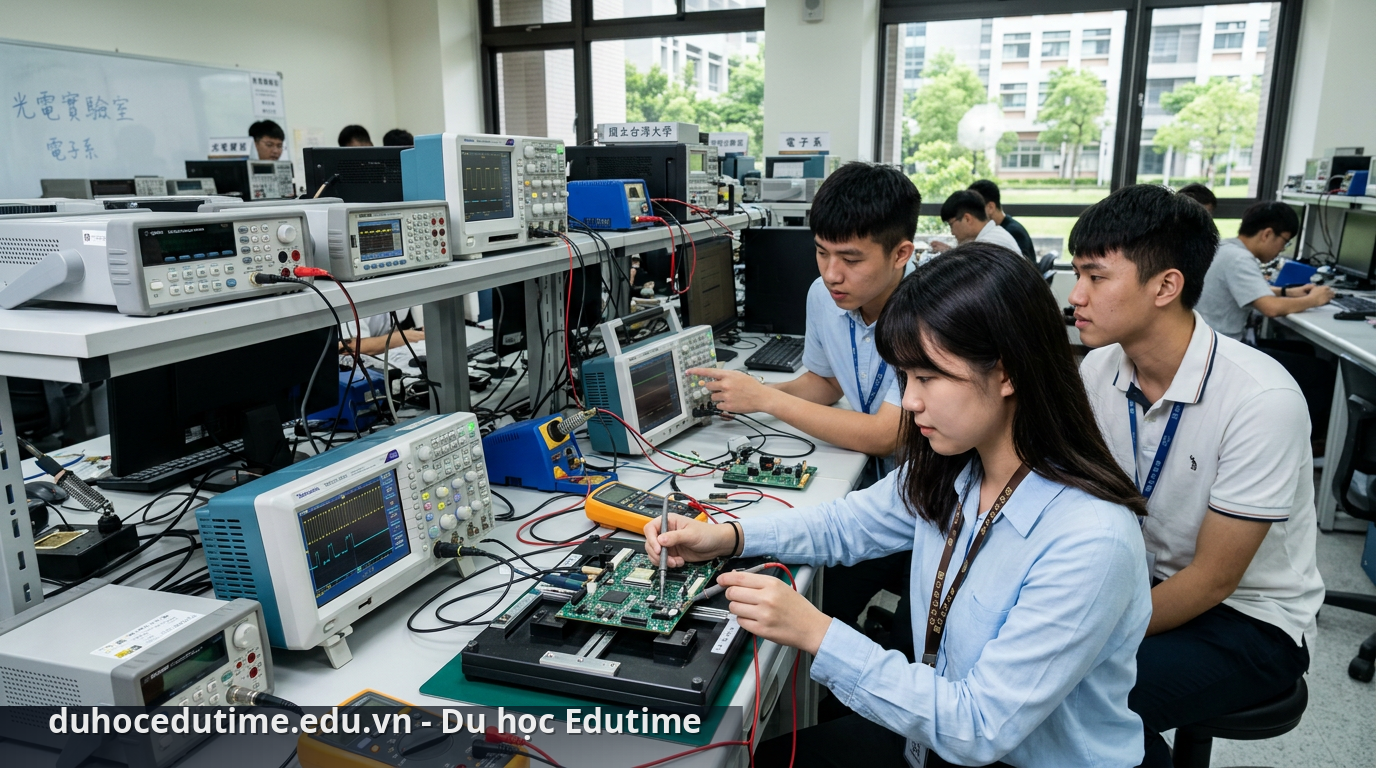Du học Đài Loan ngành Điện tử Viễn thông: Lựa chọn hàng đầu 1 Môi trường học tập hiện đại khi du học Đài Loan ngành điện tử viễn thông - du học Đài Loan ngành điện tử viễn thông
