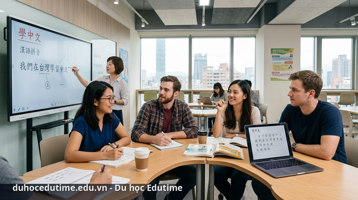 Sinh viên quốc tế học ngôn ngữ tại Đài Loan - du học Đài Loan ngành Ngôn ngữ Trung