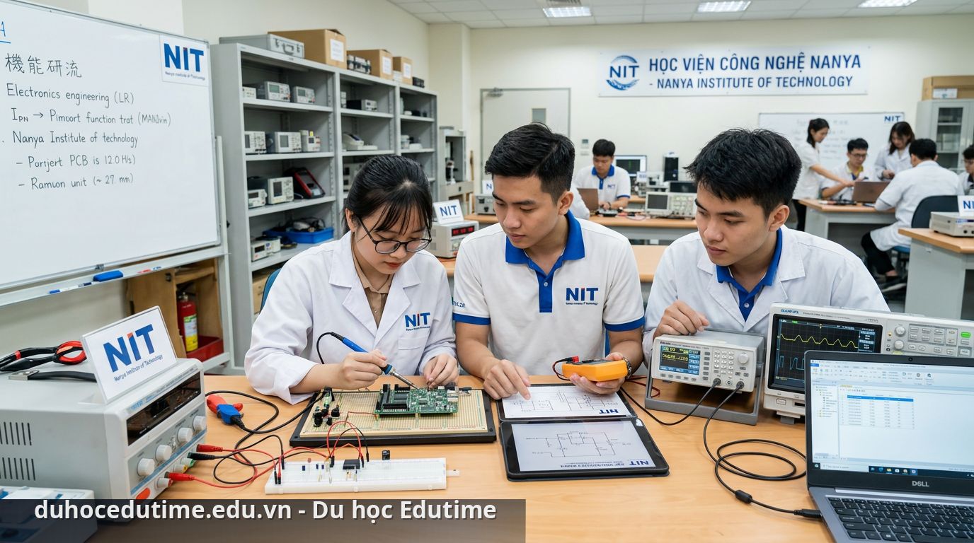Cơ sở vật chất phòng thực hành tại trường - Học viện Công nghệ Nanya