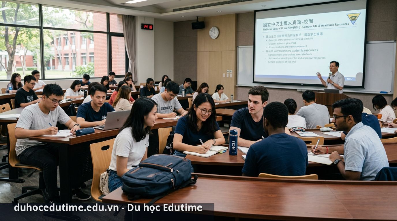 Sinh viên quốc tế trải nghiệm phương pháp học tập chuyên sâu tại NCU - Đại học quốc lập Trung Ương