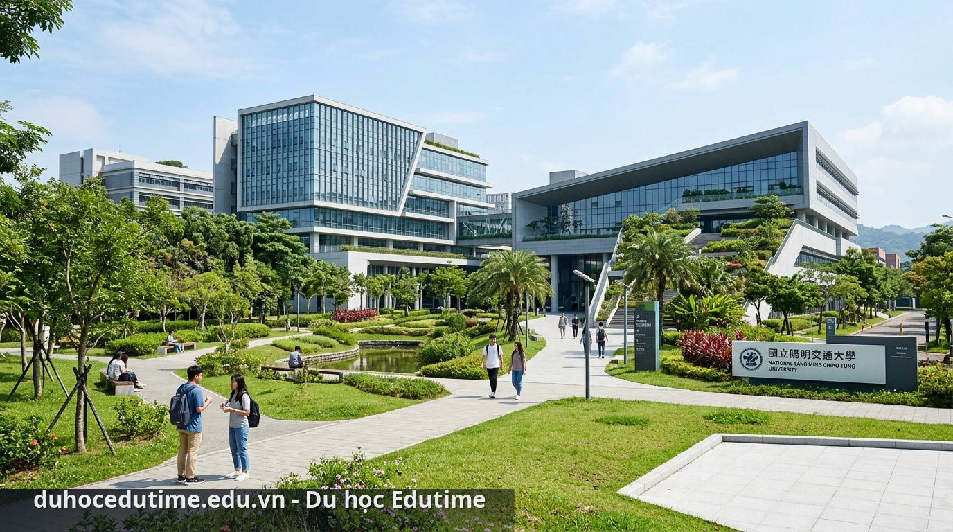 Du học Đài Loan trường Đại học Quốc lập Dương Minh Giao thông National Yang Ming Chiao Tung University 2 Không gian học tập hiện đại tại Đại học Quốc lập Dương Minh Giao thông - Đại học Quốc lập Dương Minh Giao thông