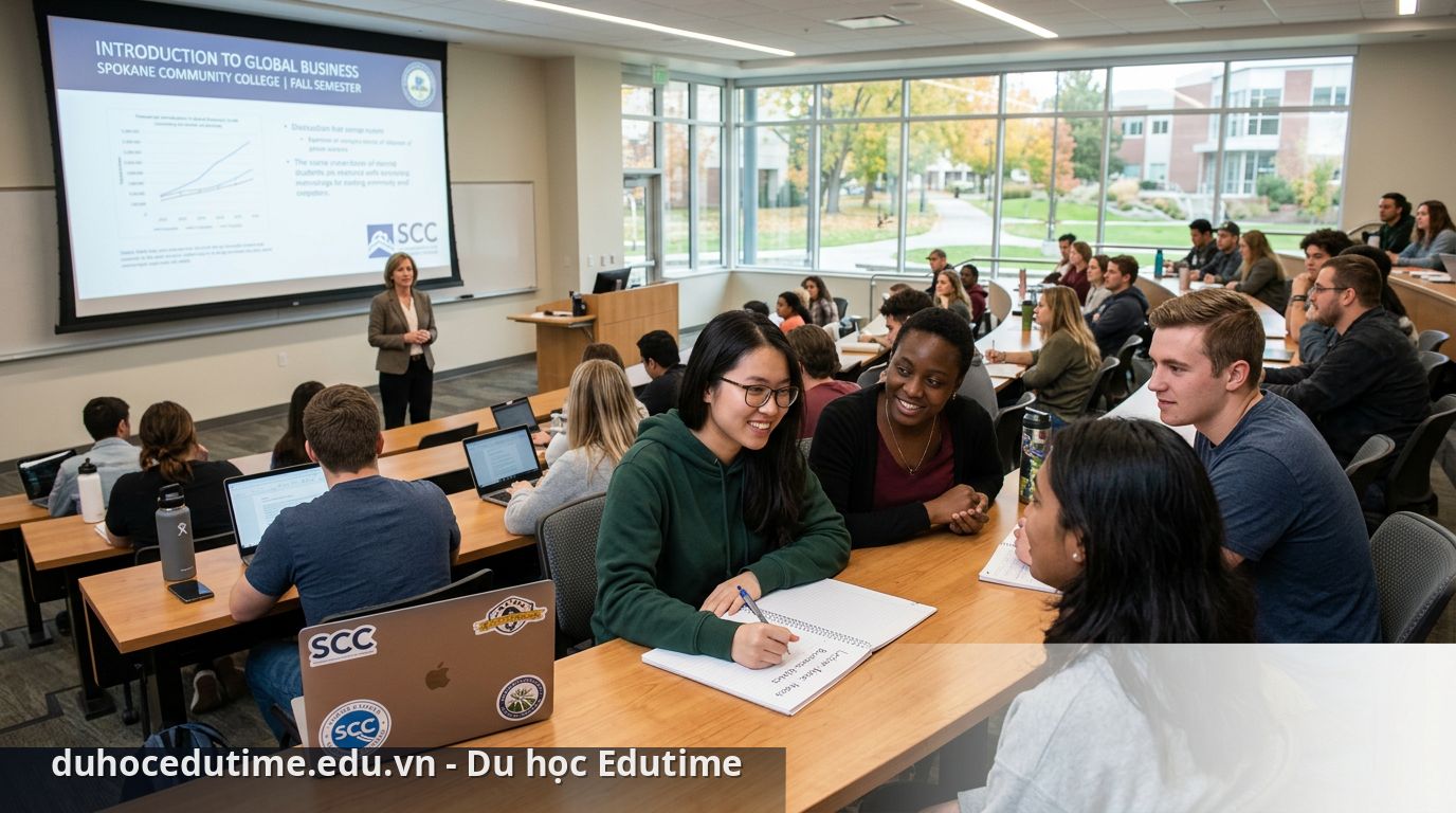 Môi trường học tập cởi mở và hỗ trợ sinh viên tại SCC - du học Mỹ trường Spokane Community College