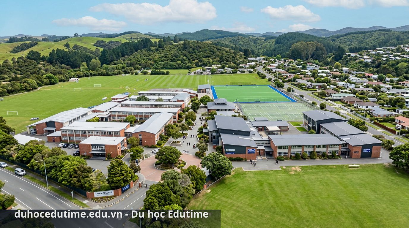 Tawa College sở hữu không gian học tập hiện đại tại Wellington. - Du học New Zealand trường Tawa College