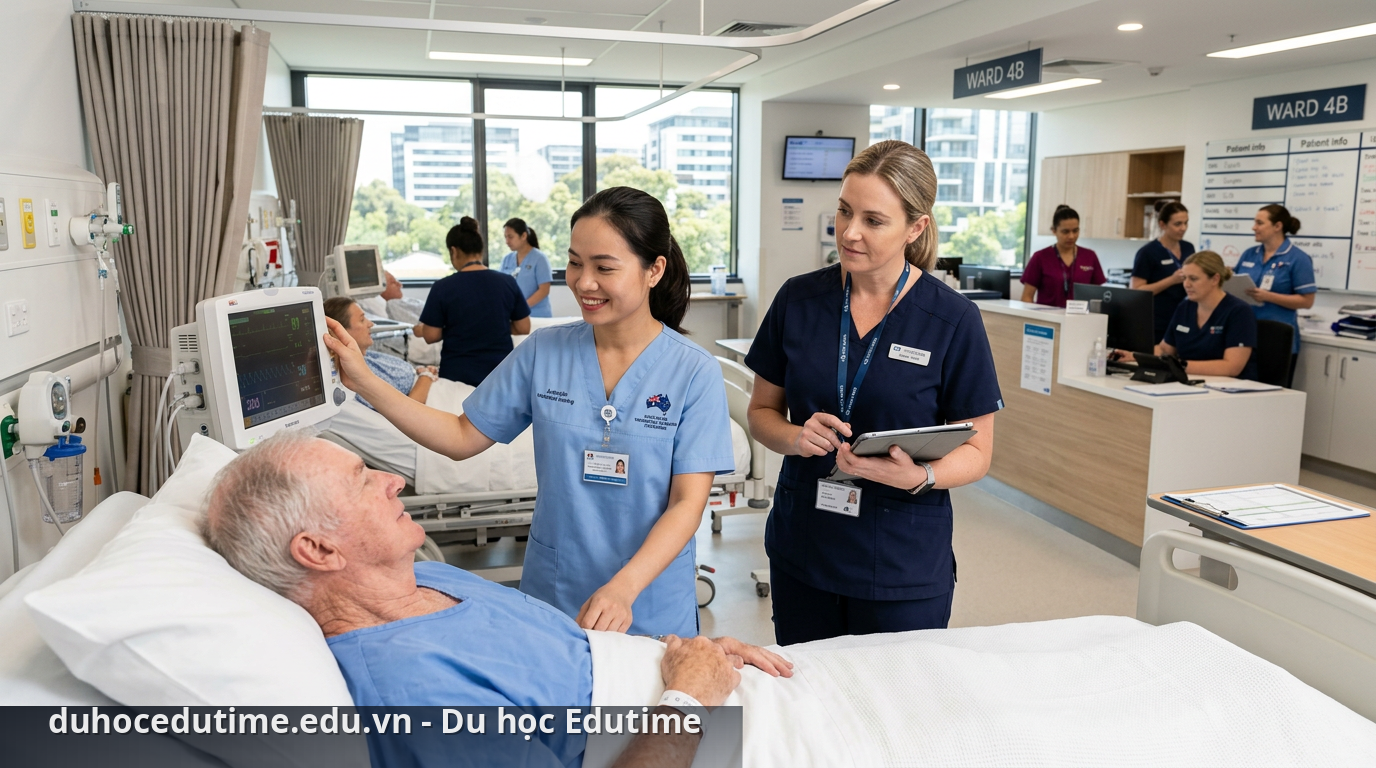 Cơ hội việc làm rộng mở sau khi tốt nghiệp điều dưỡng tại Úc - du học nghề điều dưỡng Úc