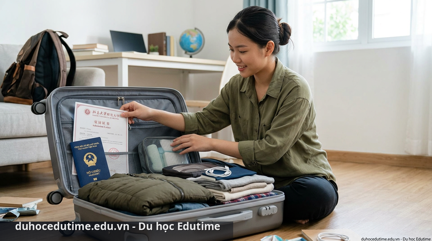 Hành lý du học Trung Quốc: Kinh nghiệm và vật dụng cấm 1 Chuẩn bị hành lý du học Trung Quốc cần ưu tiên giấy tờ quan trọng - hành lý du học Trung Quốc