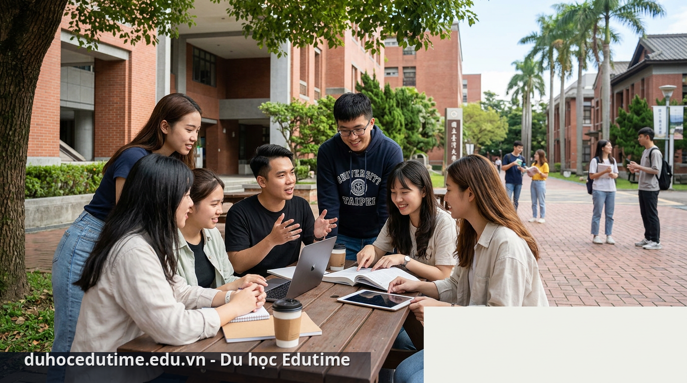 Cuộc sống du học sinh Đài Loan đa dạng và phong phú - kinh nghiệm du học Đài Loan 1+4