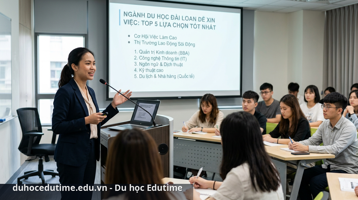 Ngành Quản trị kinh doanh tại Đài Loan giúp sinh viên rèn luyện tư duy lãnh đạo - ngành du học Đài Loan dễ xin việc