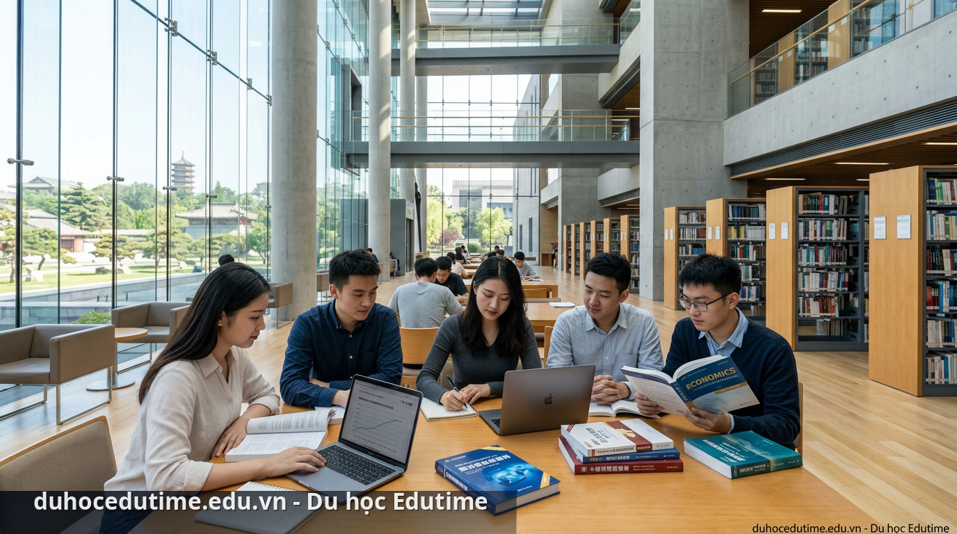 Các trường đại học kinh tế ở Bắc Kinh thu hút sinh viên quốc tế mỗi năm. - trường đại học kinh tế Bắc Kinh