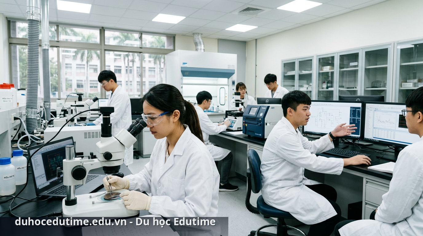 Sinh viên nghiên cứu tại các trường đại học ngành bán dẫn Đài Loan - trường đại học ngành bán dẫn đài loan