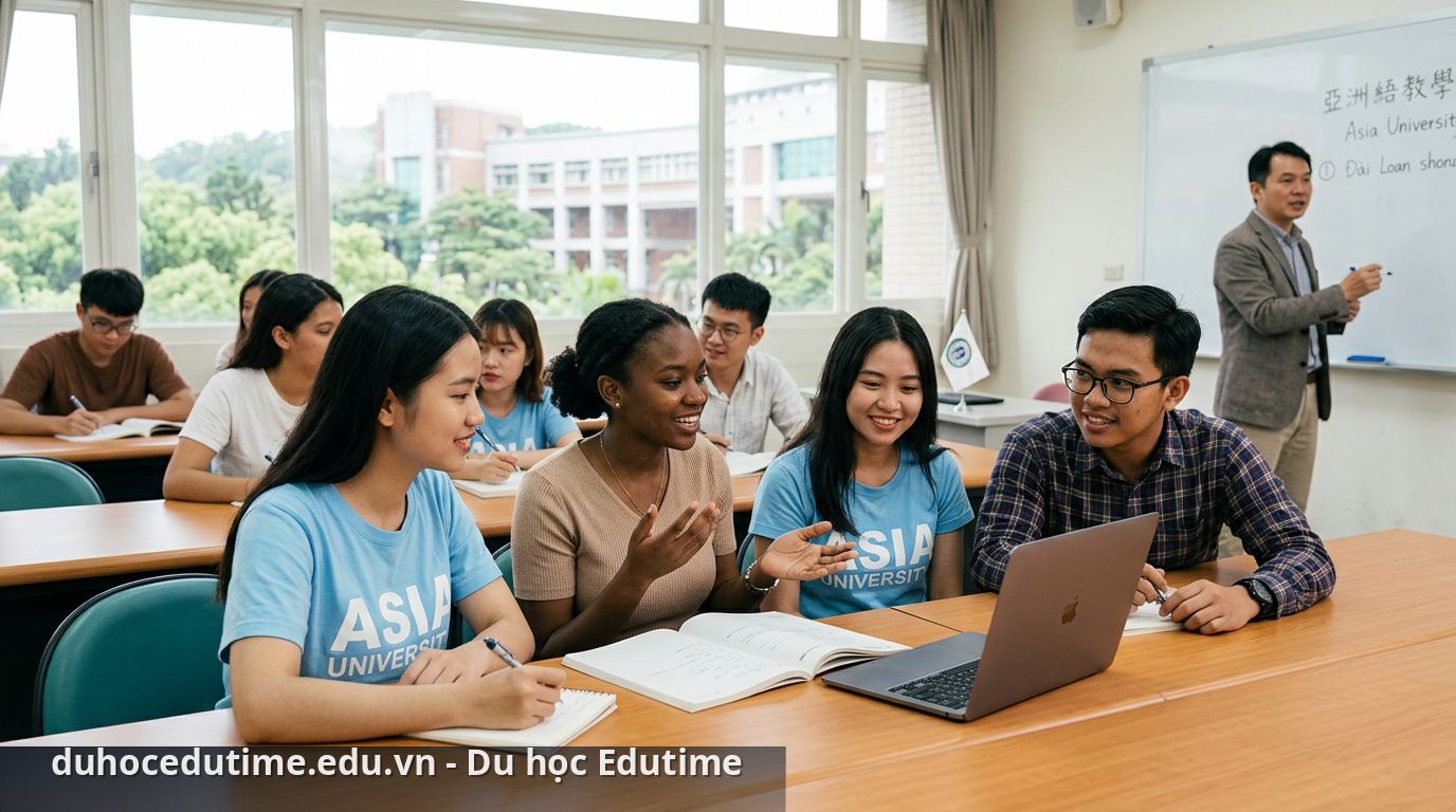 Du học Đài Loan trường Đại học Á Châu (Asia University) 2 Môi trường học tập cởi mở tại Đại học Á Châu - Du học Đài Loan trường Đại học Á Châu (Asia University)