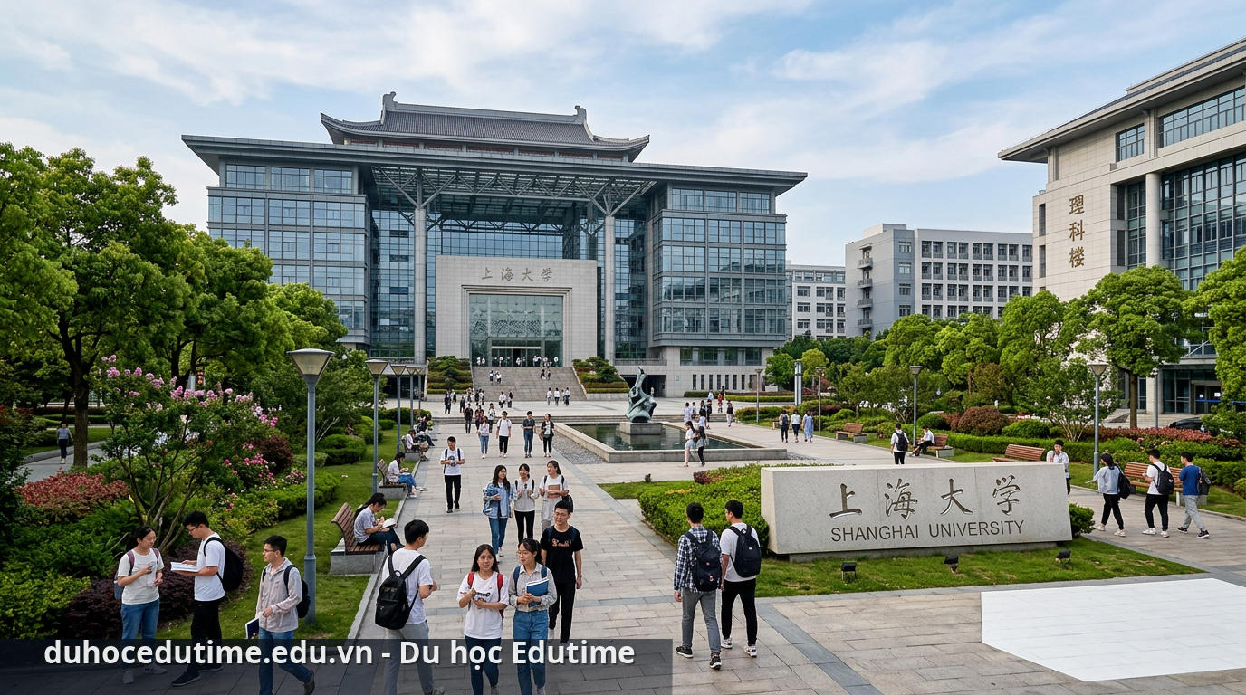 Cảnh quan hiện đại tại các trường đại học ở Thượng Hải - trường đại học ở Thượng Hải