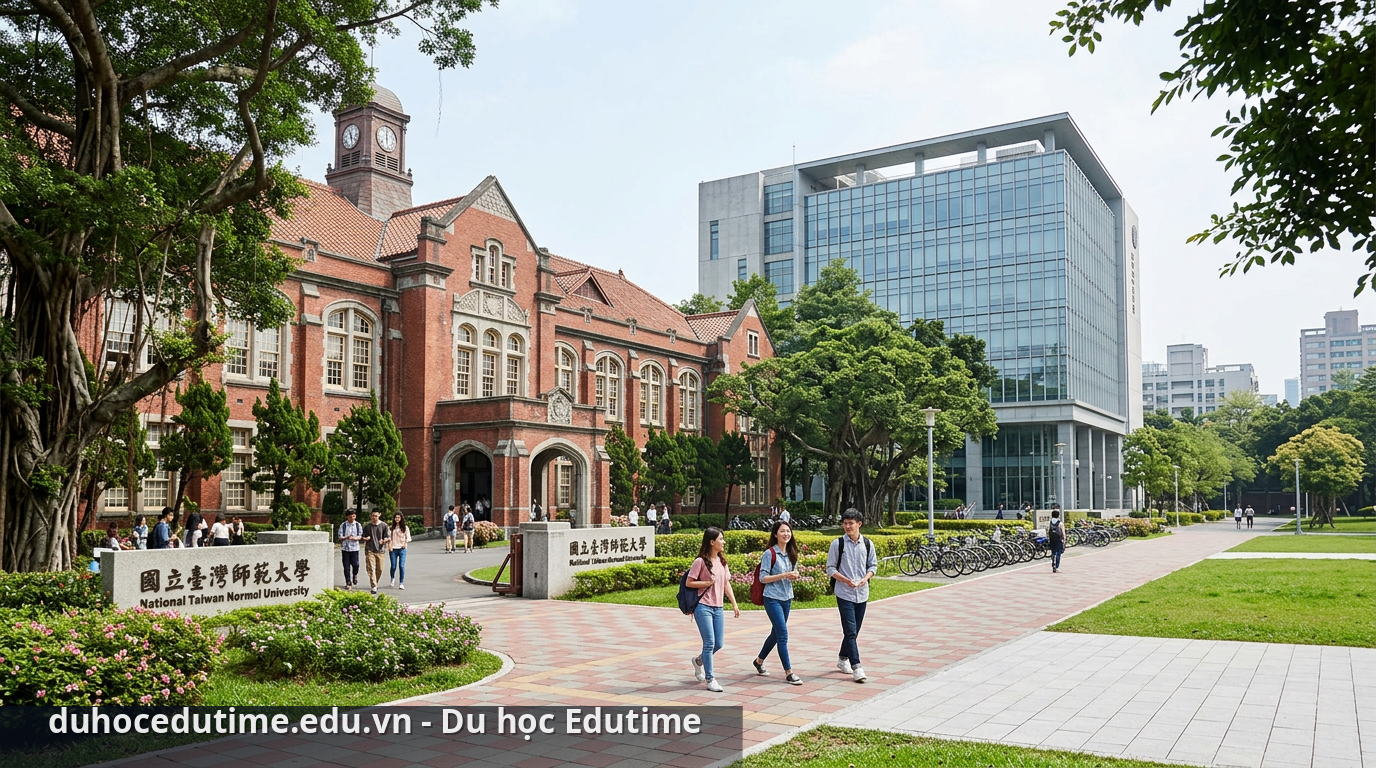 Vẻ đẹp kiến trúc tại khuôn viên NTNU - Đại học Sư phạm quốc gia Đài Loan