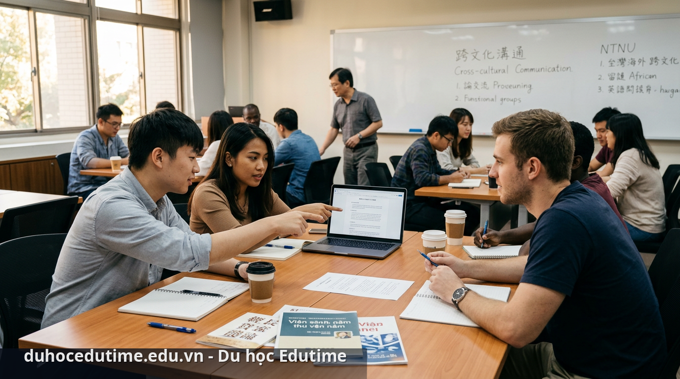 Không khí học tập sôi nổi của sinh viên tại NTNU - Đại học Sư phạm quốc gia Đài Loan