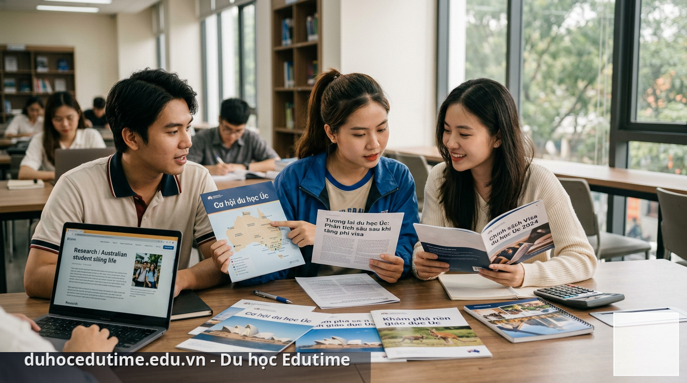 Tương lai du học Úc: Phân tích sâu sau khi tăng phí visa 1 Định hướng lộ trình cho tương lai du học Úc rõ ràng - tương lai du học Úc