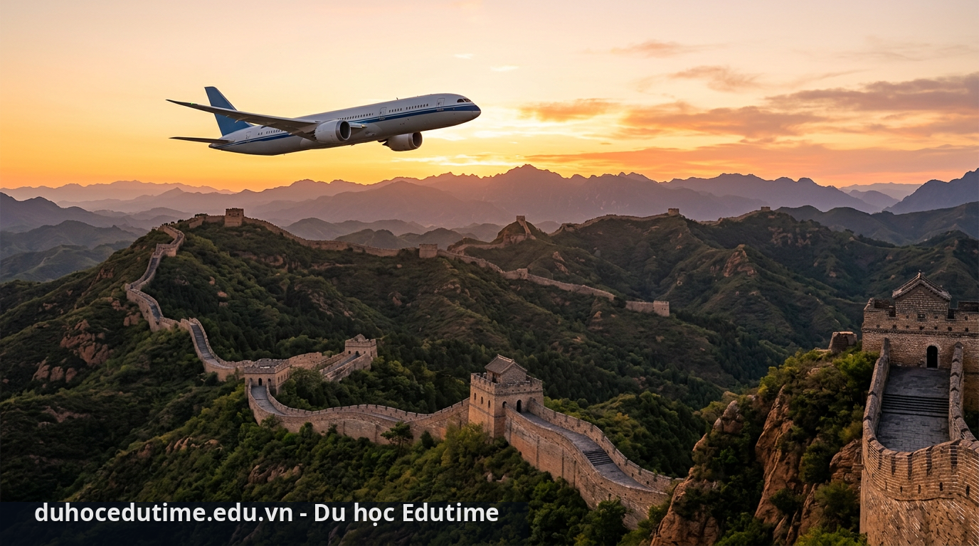 Săn vé máy bay Trung Quốc giá rẻ là bước khởi đầu quan trọng cho chuyến đi. - vé máy bay Trung Quốc
