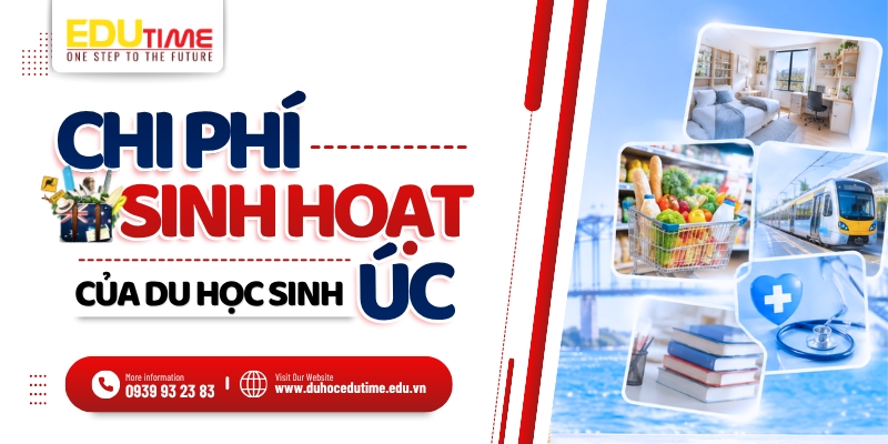 chi phí sinh hoạt của du học sinh úc 2027